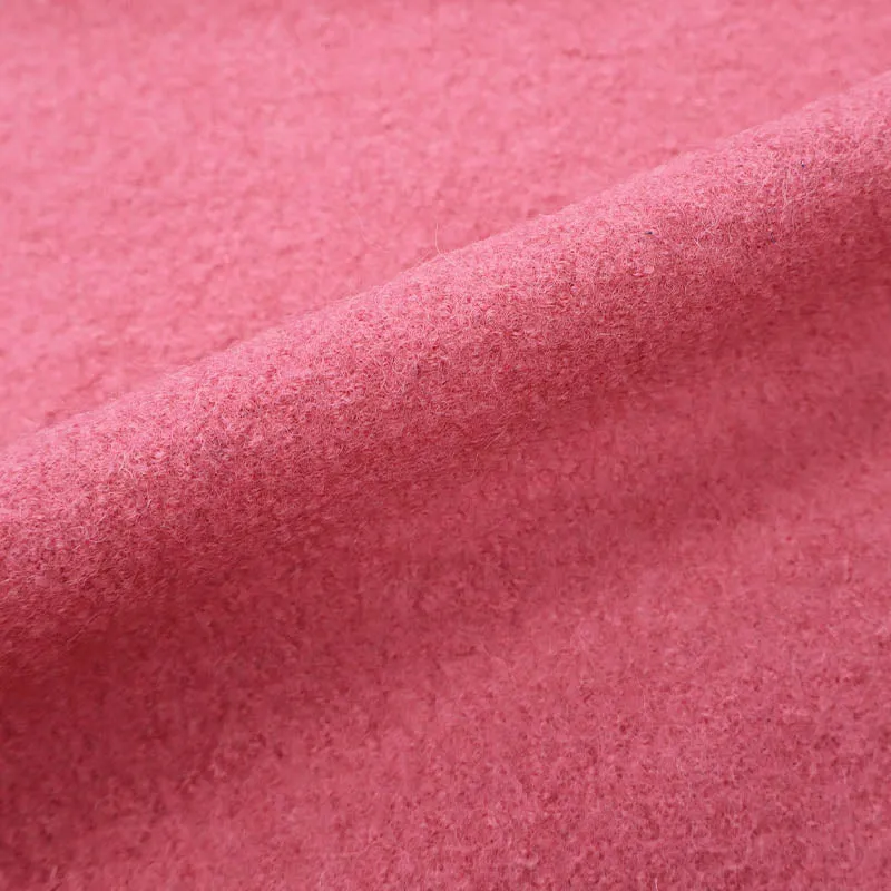 100% Boiled Wool - Pink