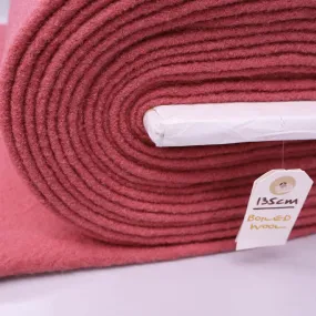 100% Boiled Wool - Pink