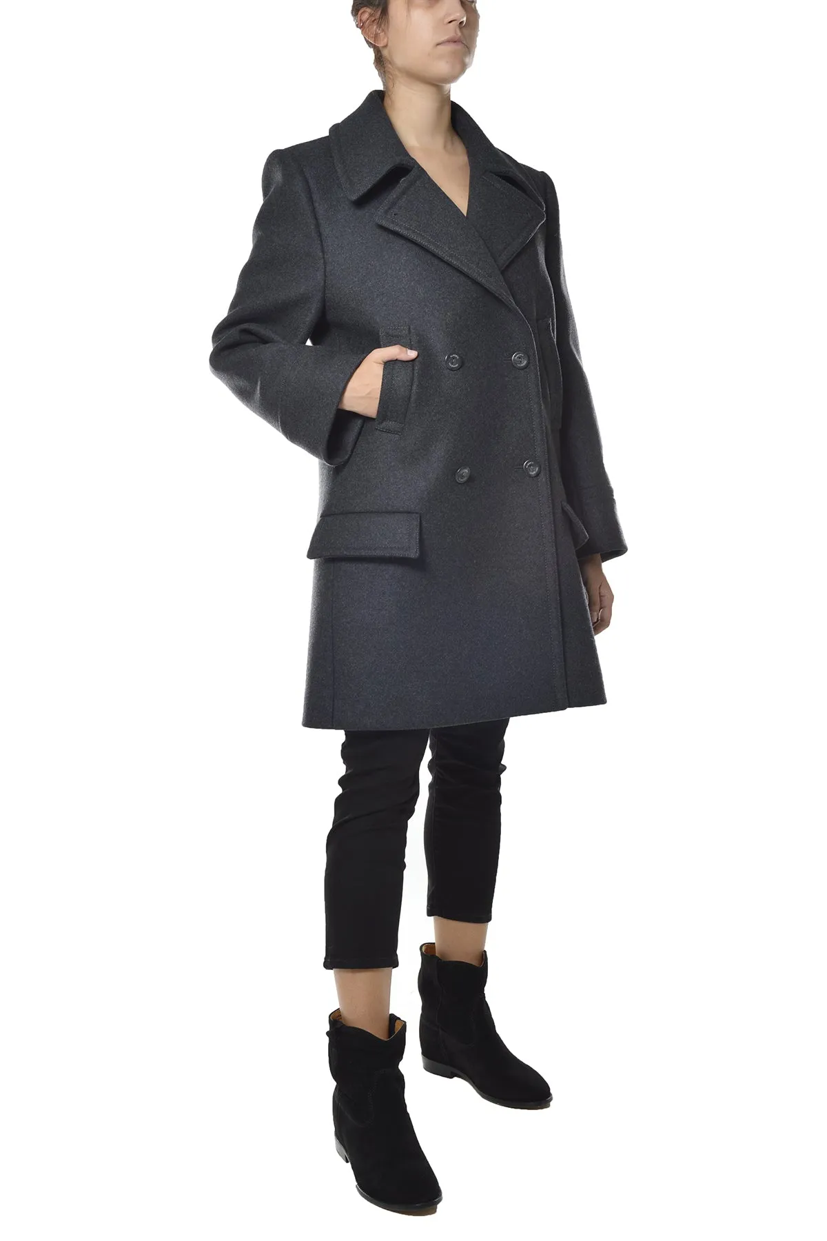 Alberta Ferretti Tailored Buttoned Coat