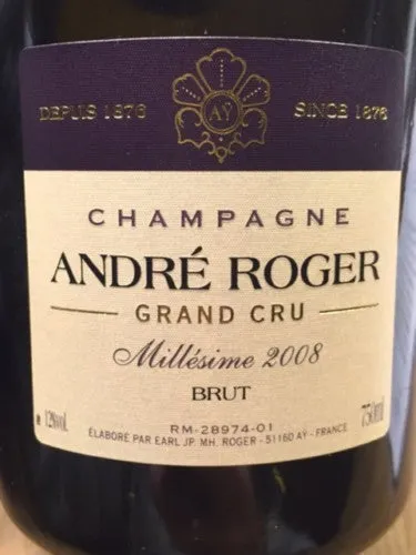 André Roger - Millésime Brut Champagne Grand Cru 'Aÿ' 2016 (750ml)