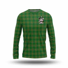 Arnott Irish Clan Tartan Long Sleeve T-Shirt with Coat of Arms