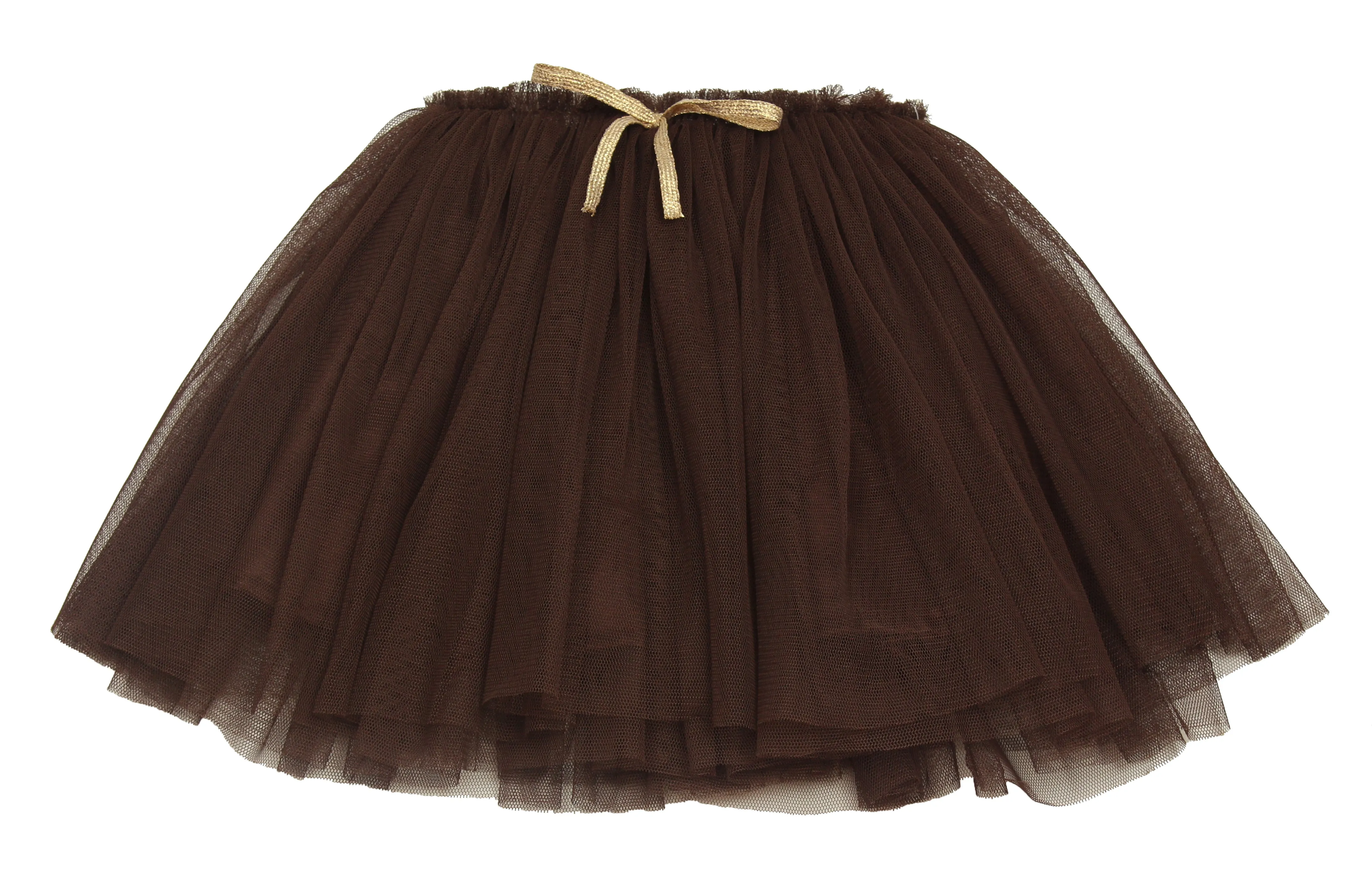 Baby Girls Brown Tulle Skirt