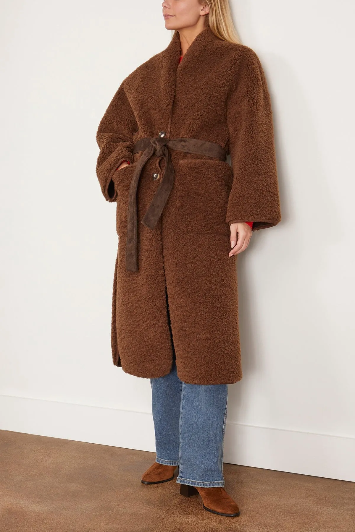 Bachir Coat in Marrion Glace