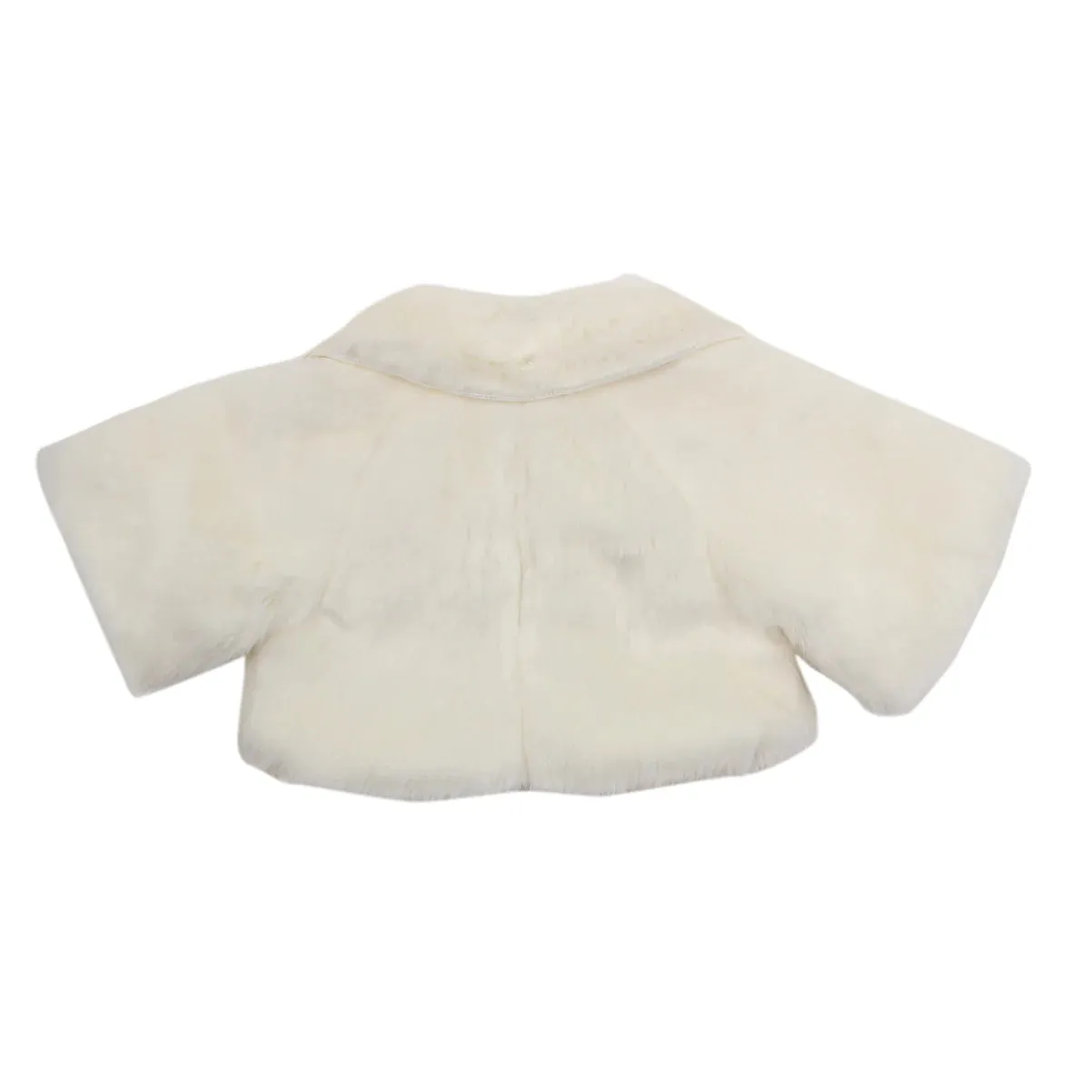 BÉBÉ FAUX FUR PETAL JACKET 00 - 2 YEARS