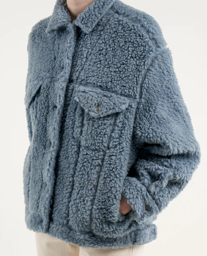 Bellerose Joyce Furry Blue Jacket