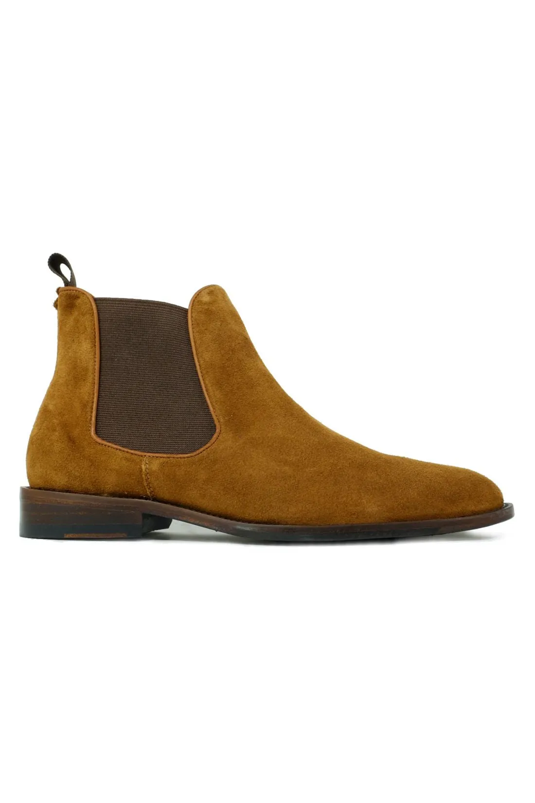 Brisbane Suede Chelsea Boot in Bourbon by Alan Payne Footwear