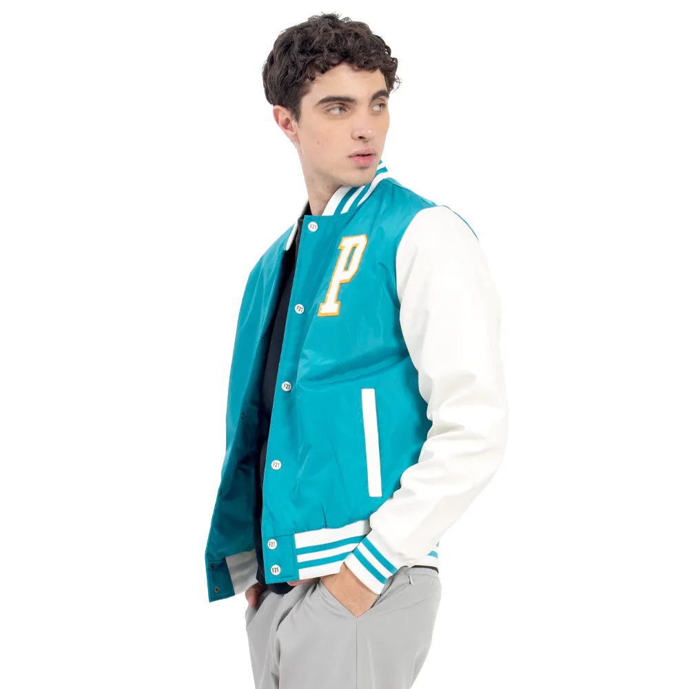 CHAMARRA PARA HOMBRE VARSITY BOMBER FOREVER 21