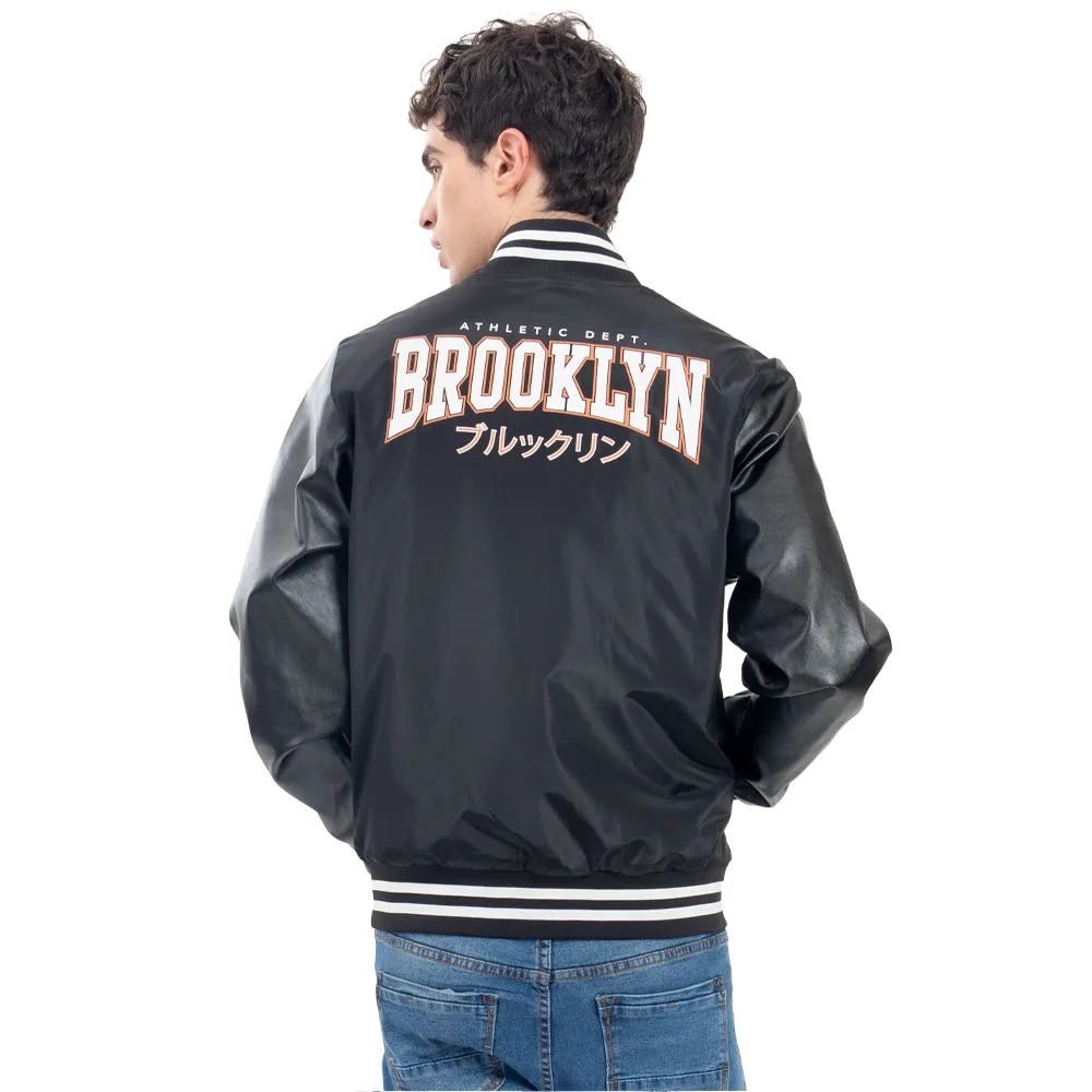 CHAMARRA PARA HOMBRE VARSITY BOMBER FOREVER 21