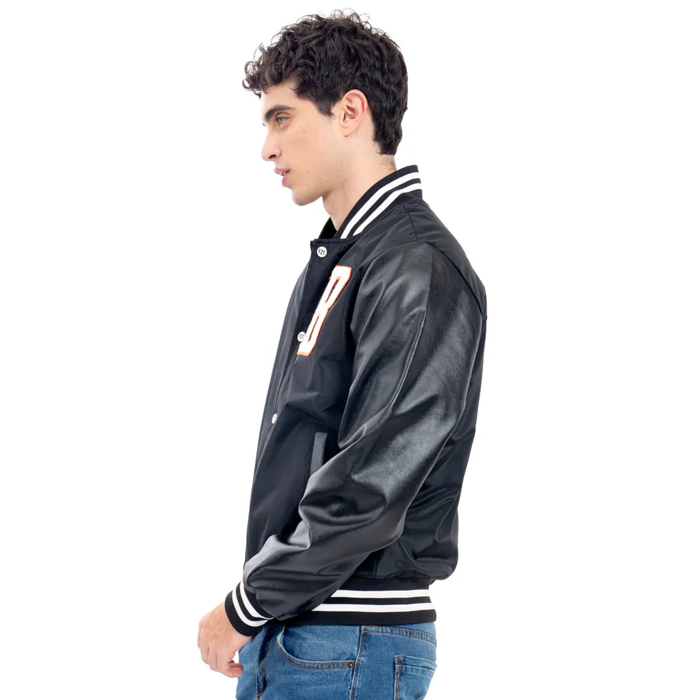 CHAMARRA PARA HOMBRE VARSITY BOMBER FOREVER 21