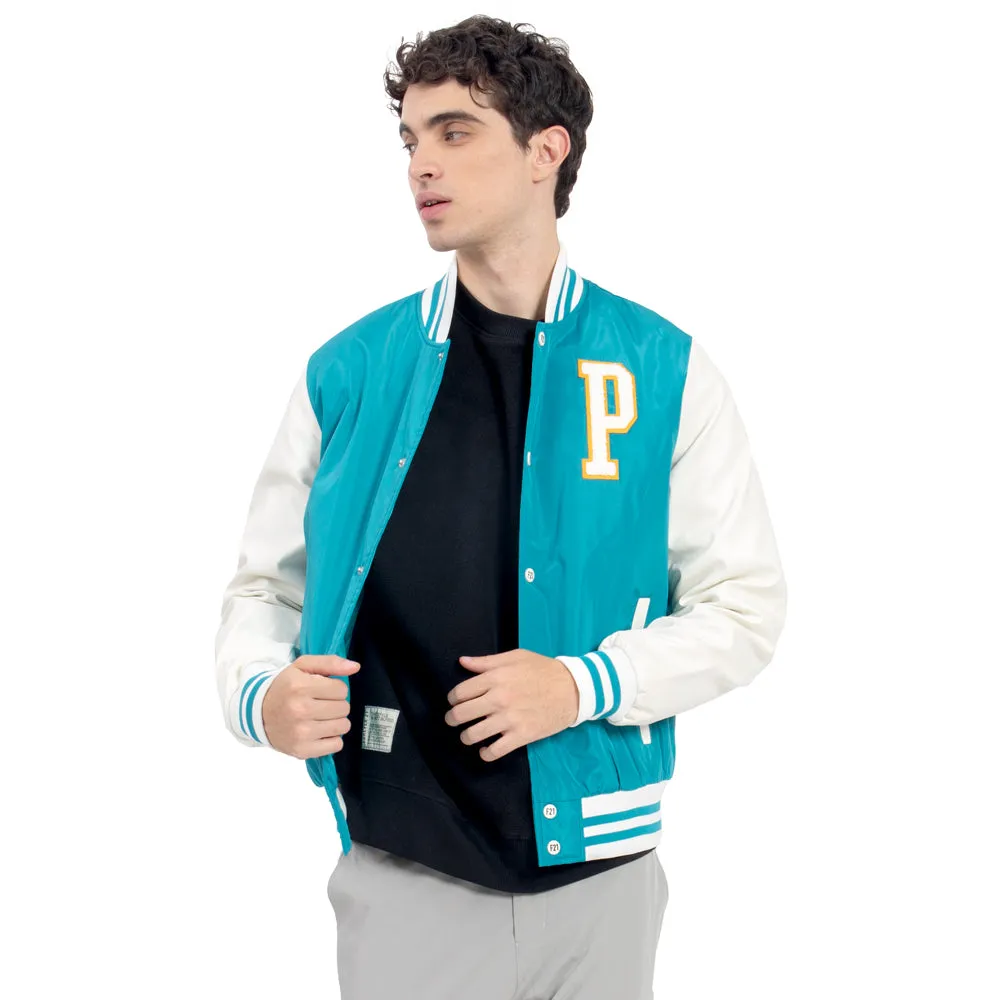 CHAMARRA PARA HOMBRE VARSITY BOMBER FOREVER 21