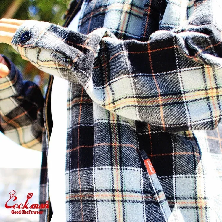 Cookman Delivery Jacket - Woolmix Tartan : Canadian Black