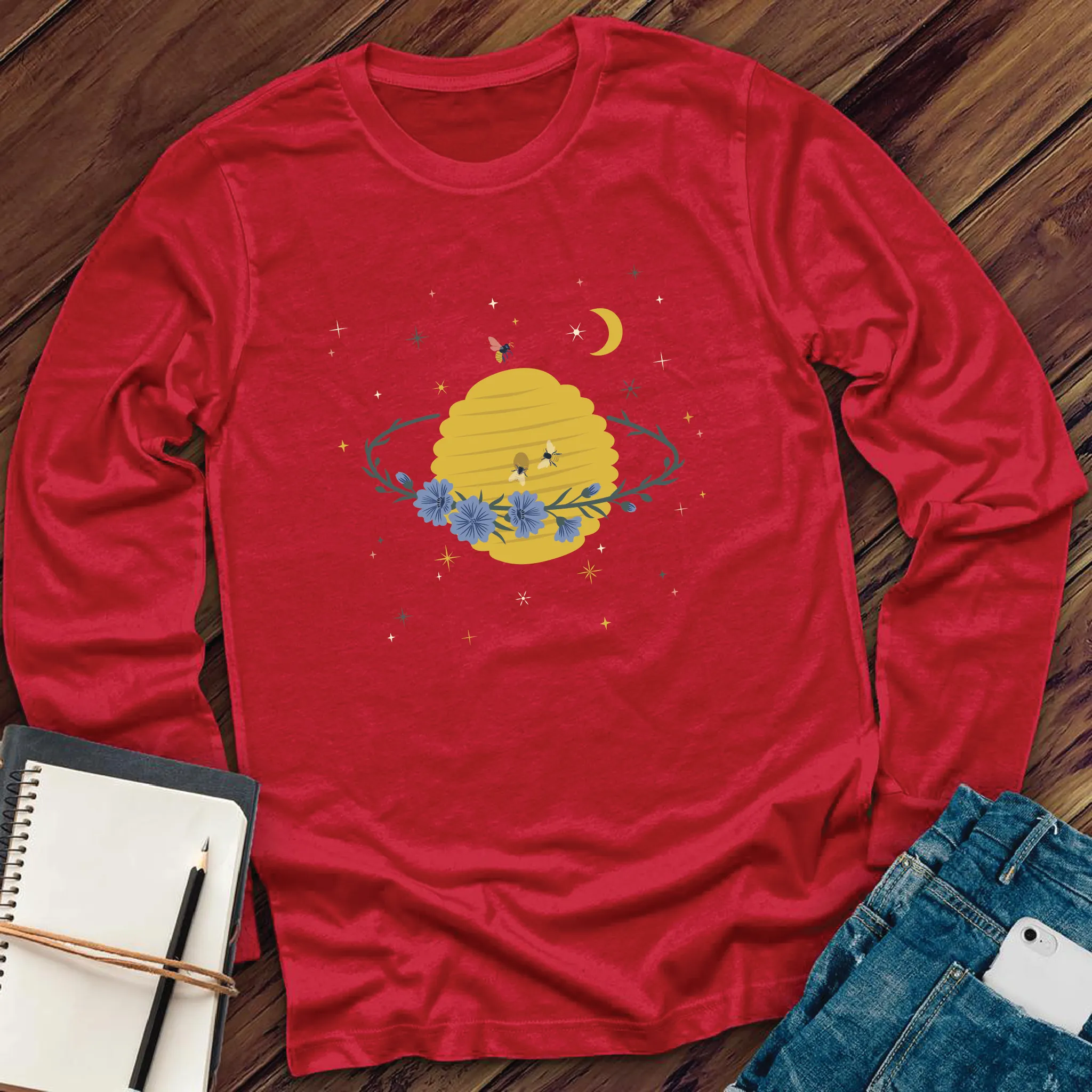 Cosmic Beehive Planet Long Sleeve