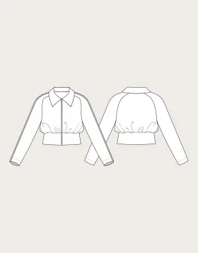 Cropped Jacket Sewing Pattern, The Assembly Line