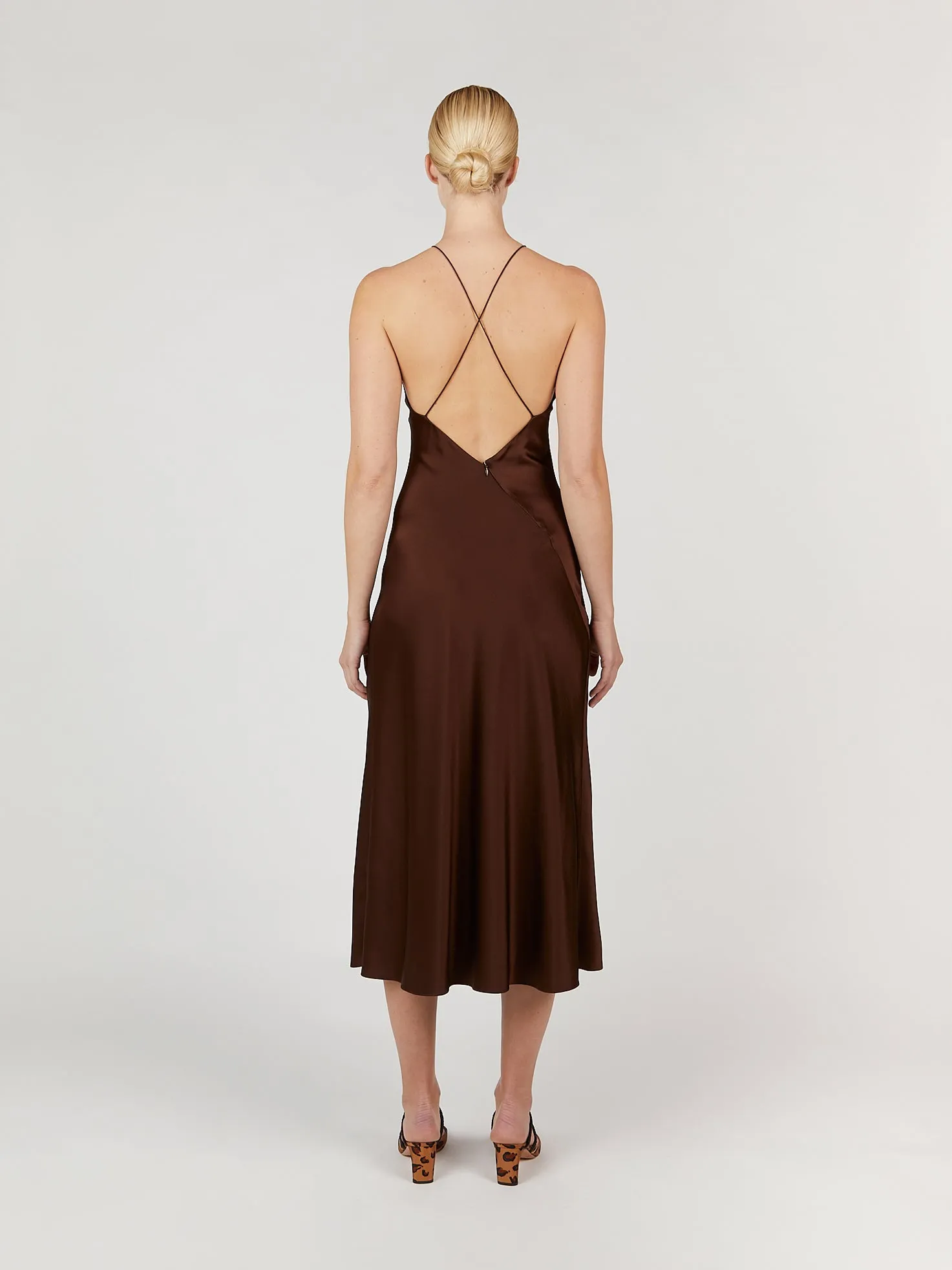 Cross Back Slip Dress