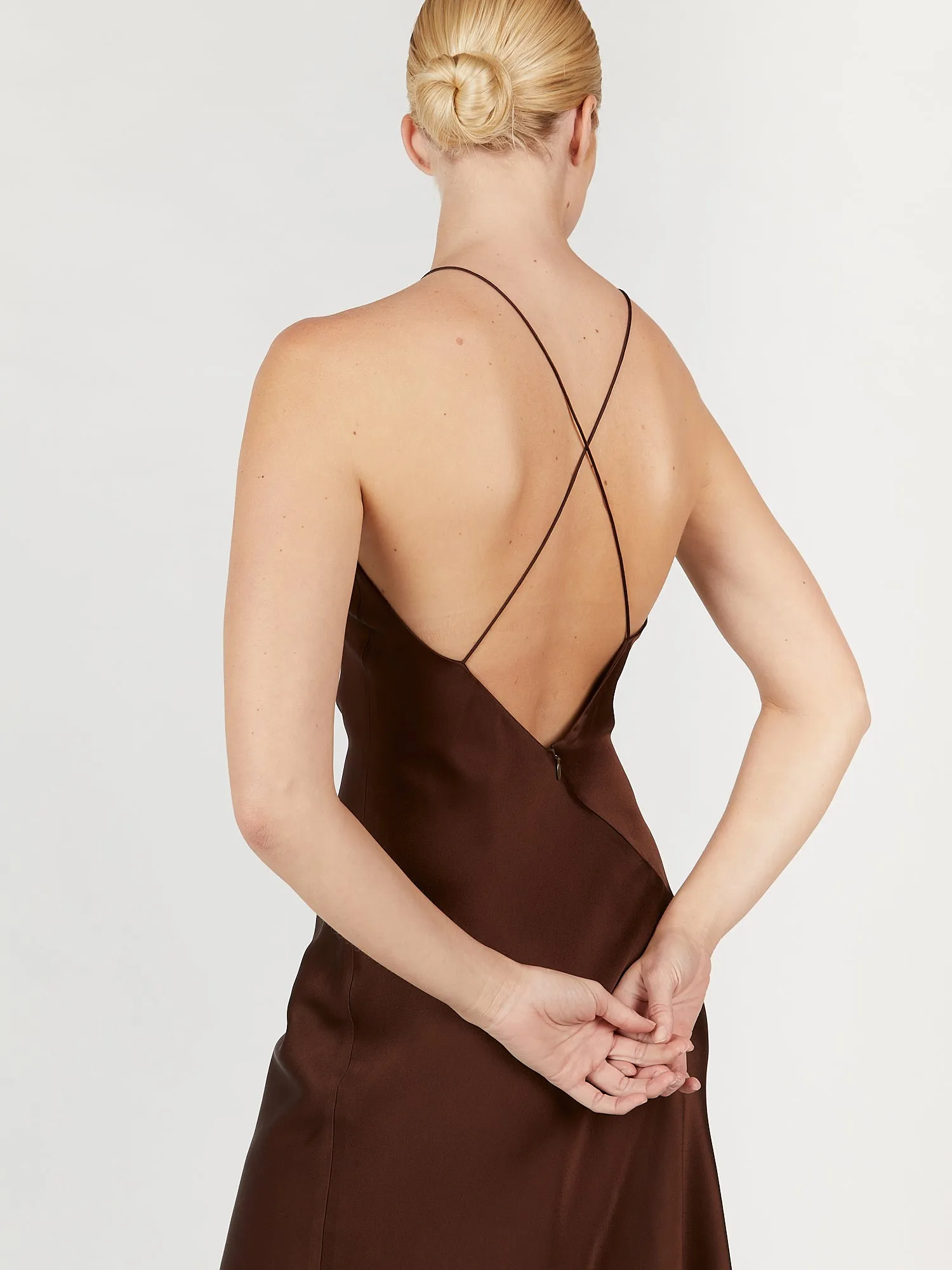 Cross Back Slip Dress