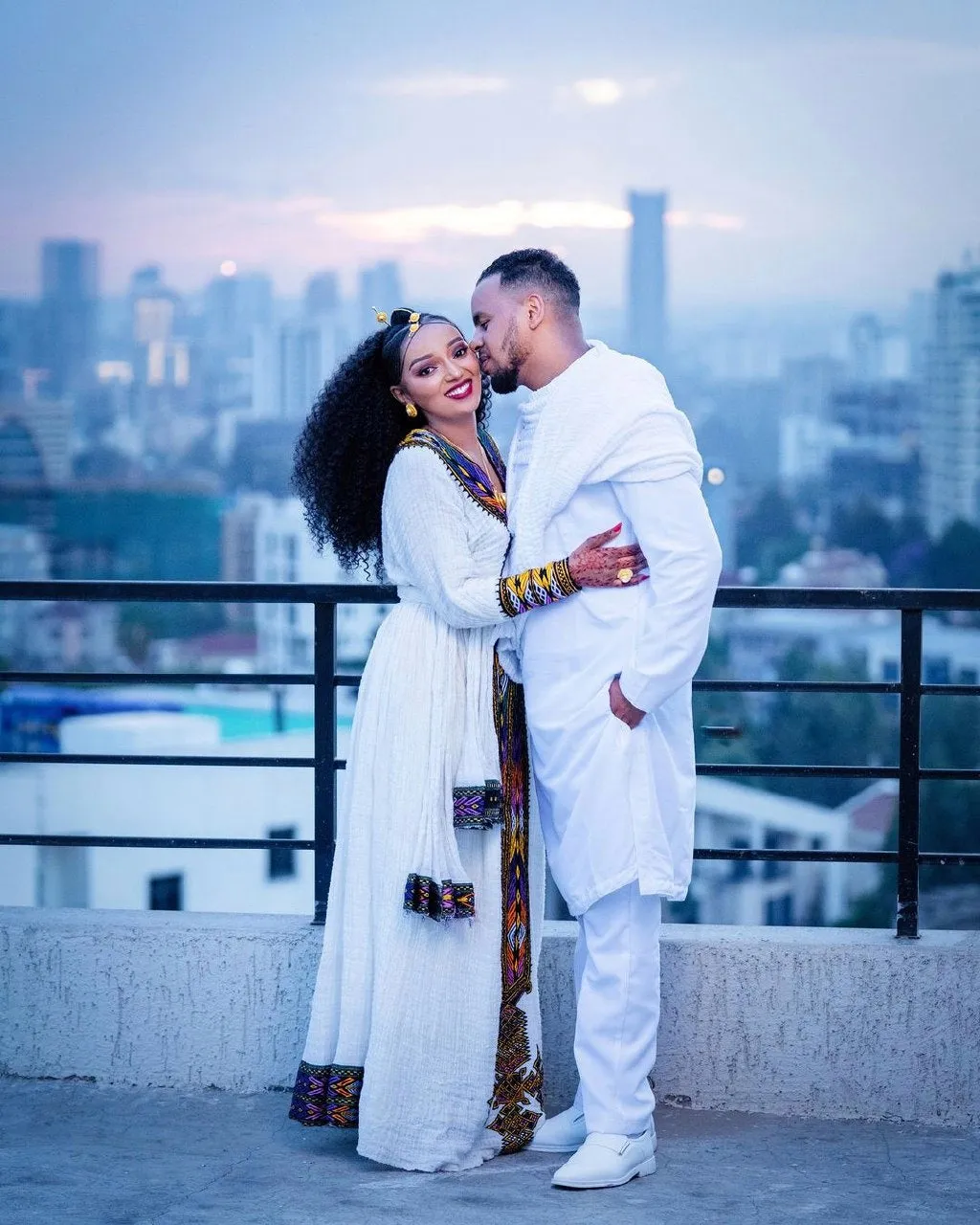 Elegant Habesha Couples Outfit Stunning Ethiopian Traditional Couples Outfit