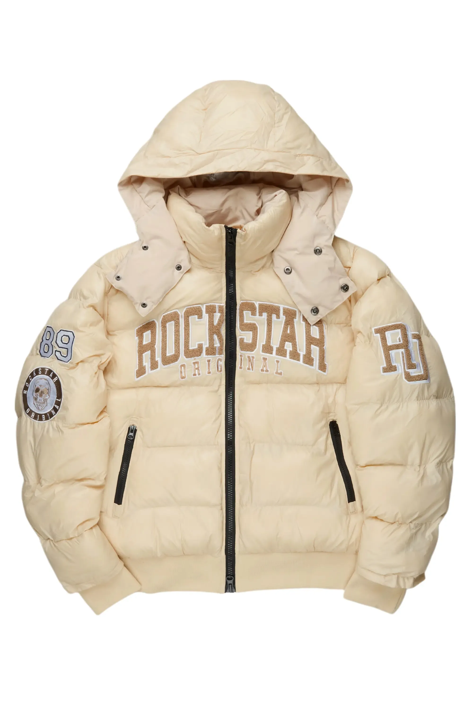 Esmeralda Beige Puffer Jacket