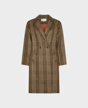 Evelyn Relaxed Check Coat