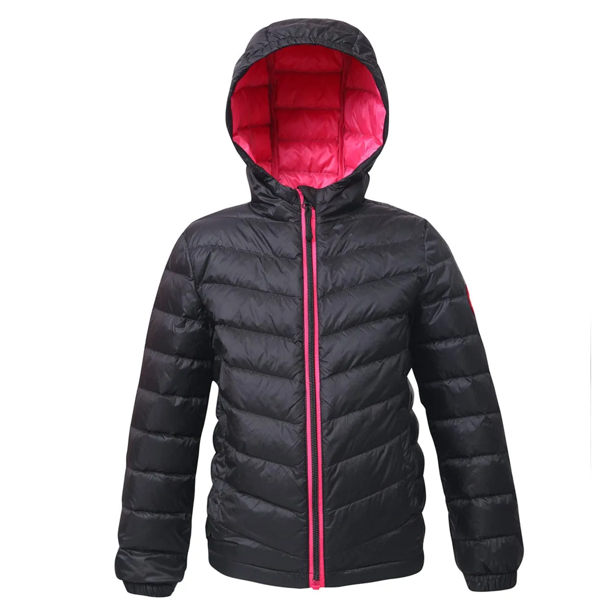 Girls' Ultra Light Packable Down Puffer Jacket