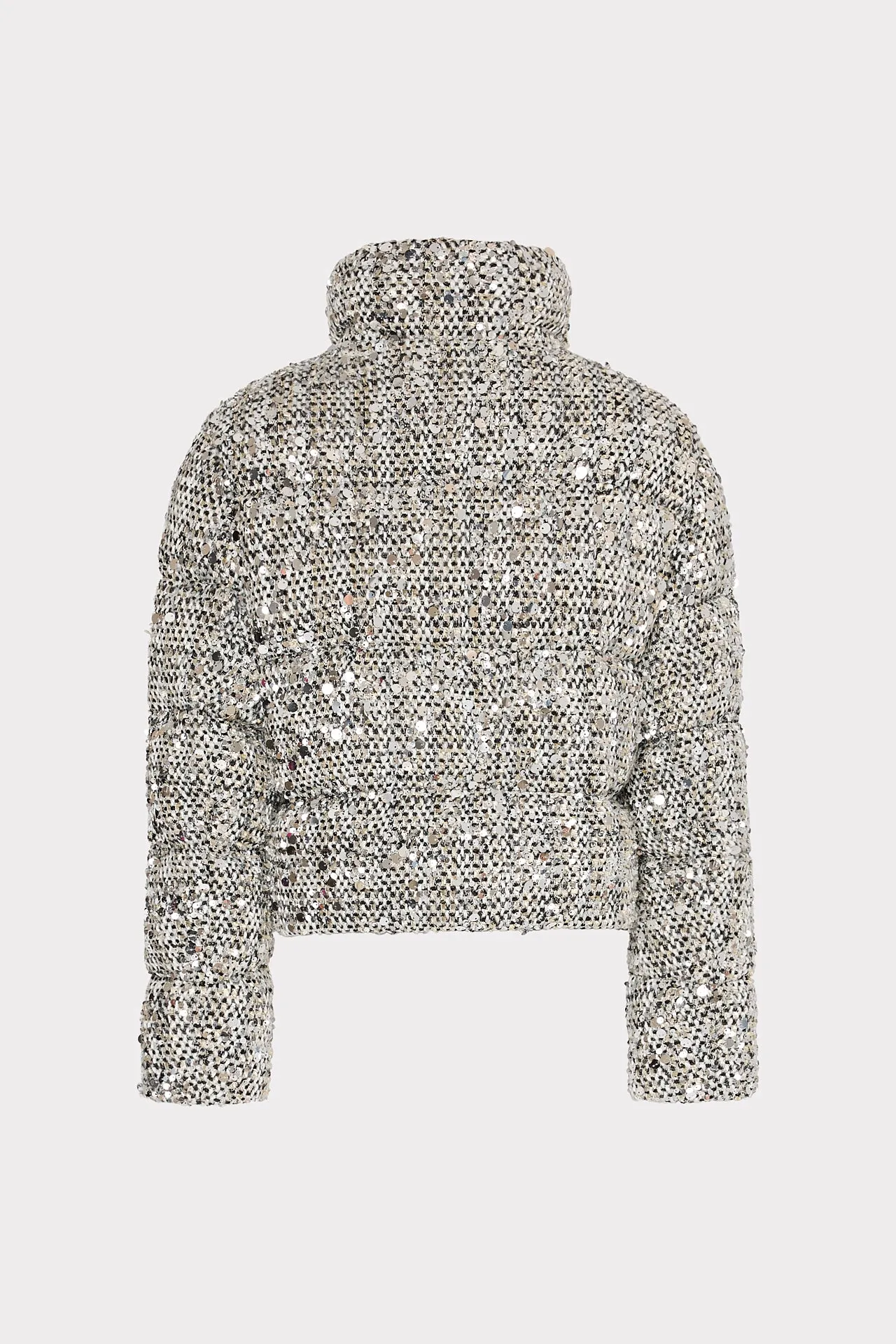 Hayes Sequin Tweed Puffer