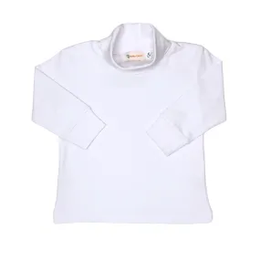 Interlock Turtleneck White