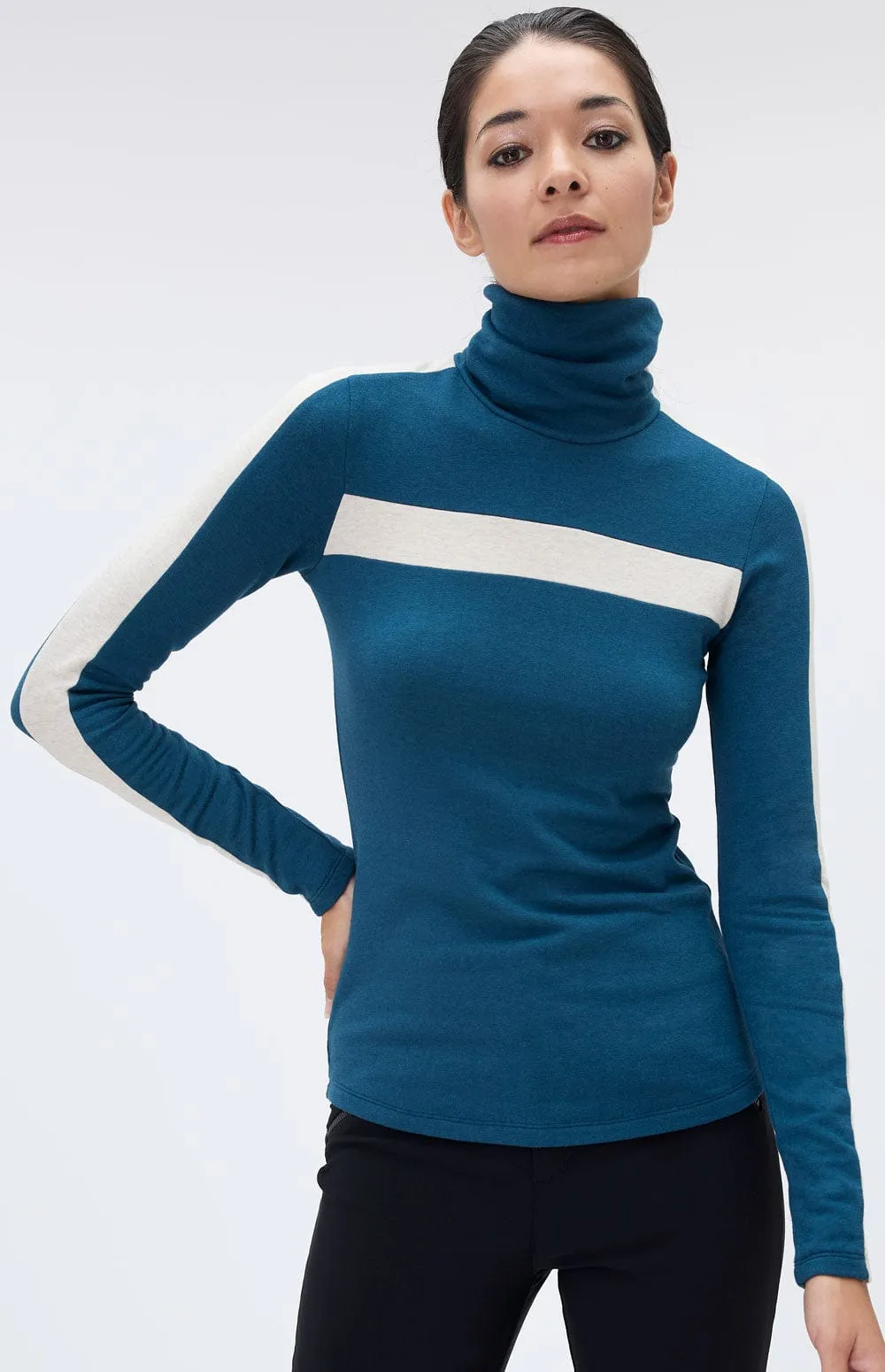 Jonah II TurtleNeck | Teal Blue