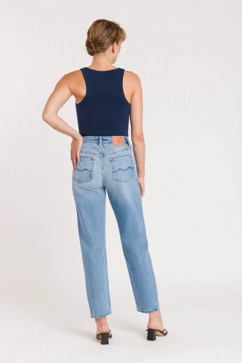 Kings of Indigo Jeans Caroline Cropped Blue Reef super light used