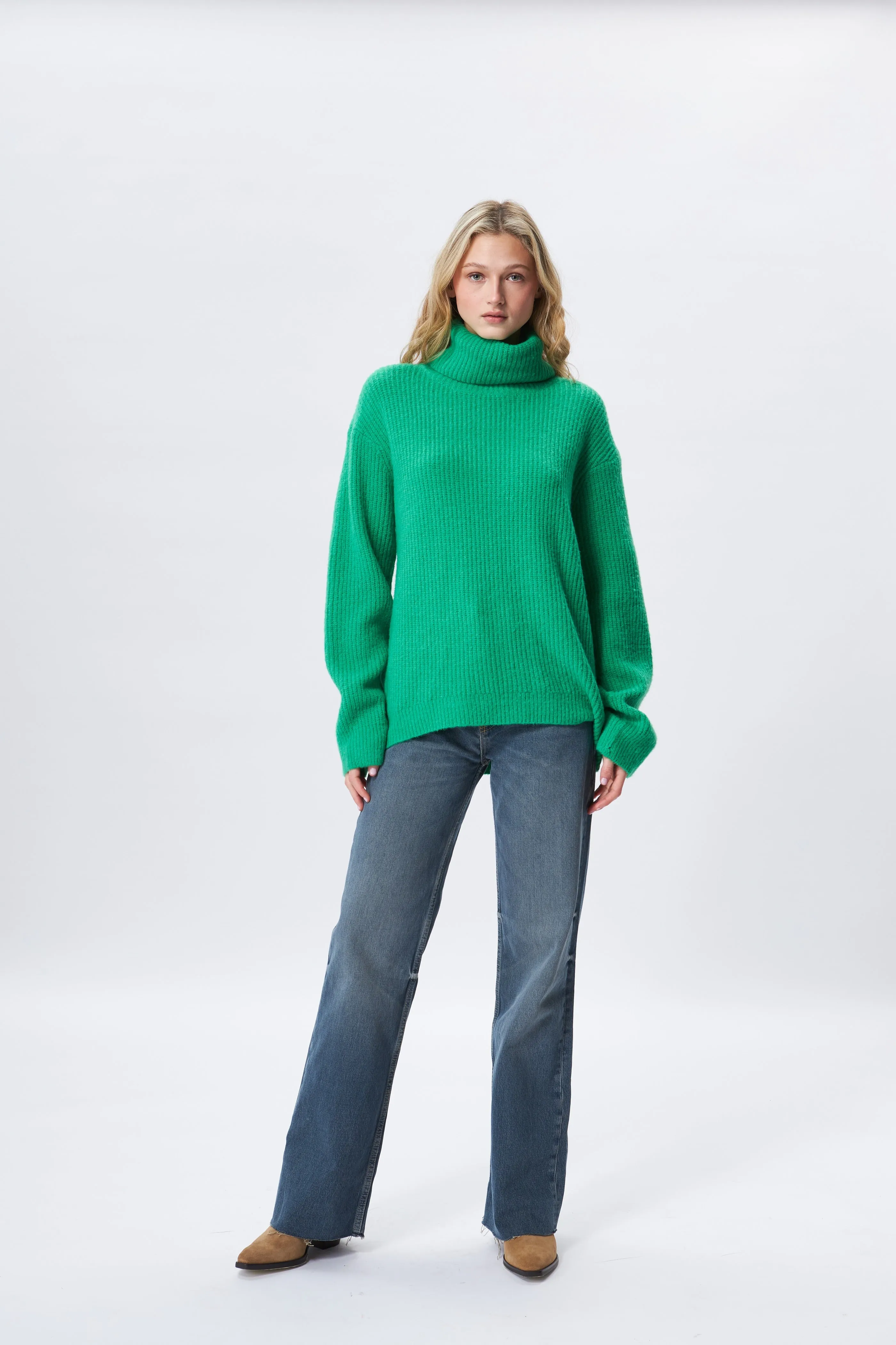 KINGSTON SWEATER - KELLY GREEN