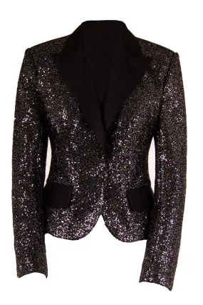 LASH SEQUINS SUIT JACKET