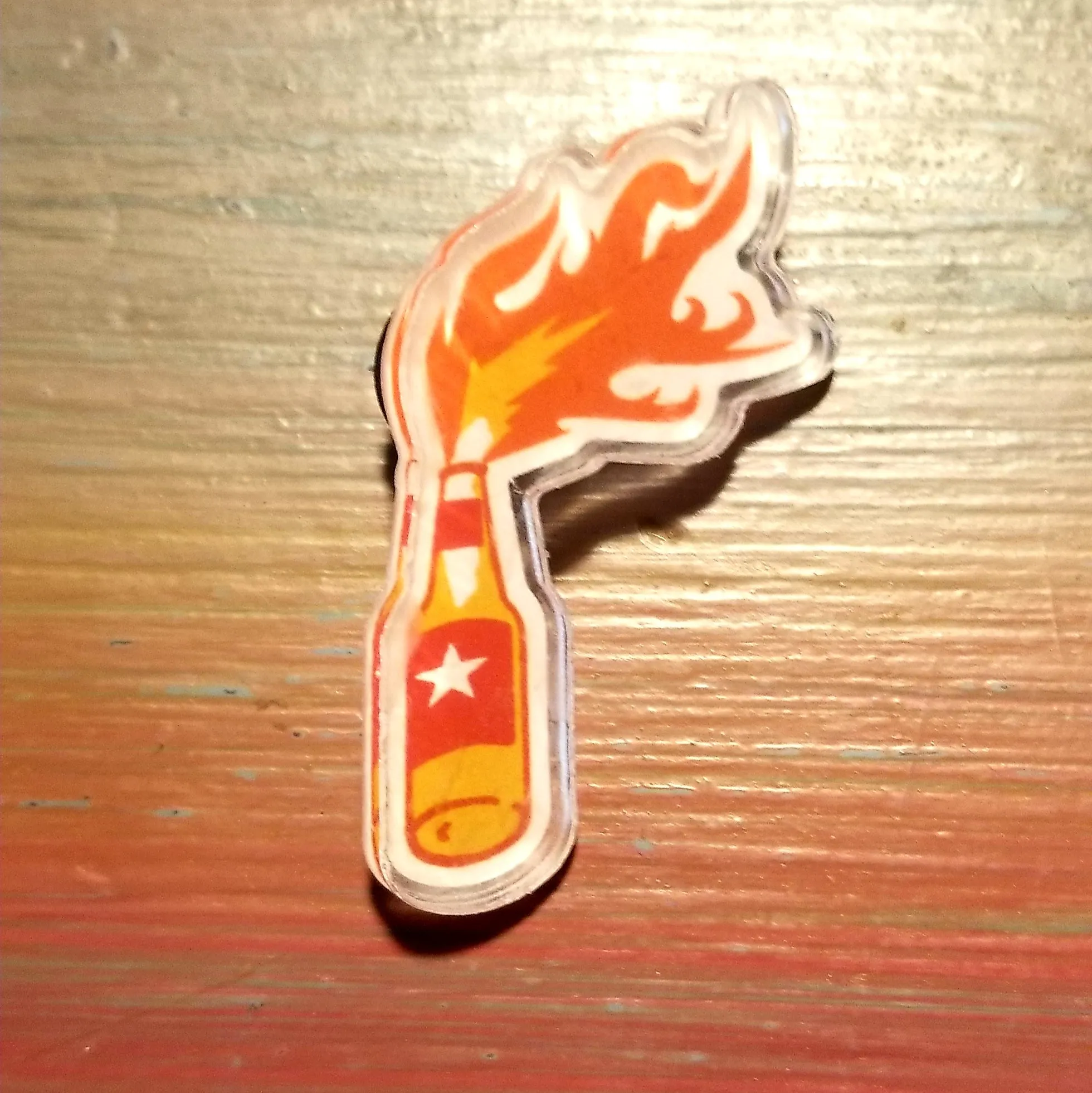 Leave Me Alone Star (acrylic pin)