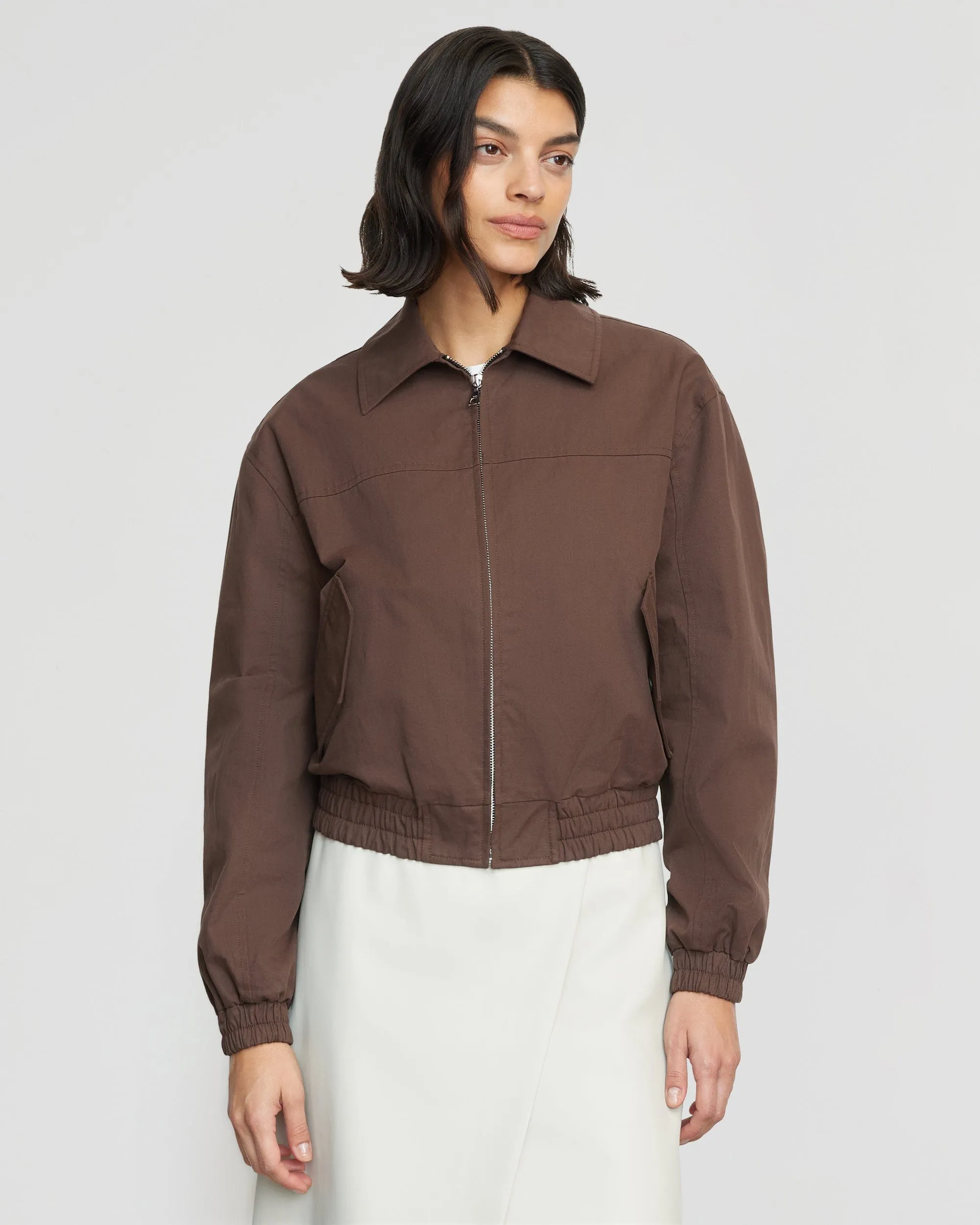 Lev Cotton Twill Bomber Jacket