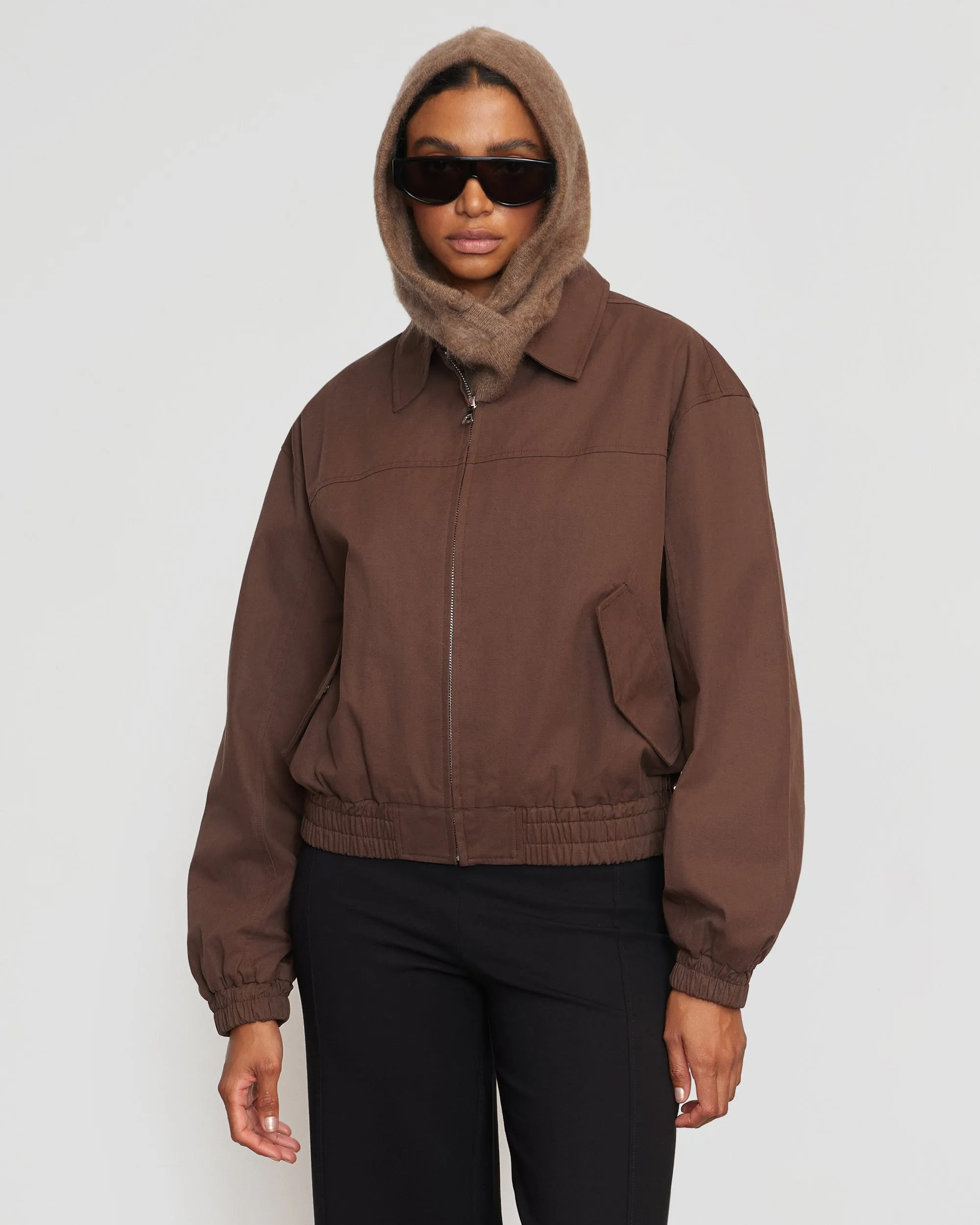 Lev Cotton Twill Bomber Jacket