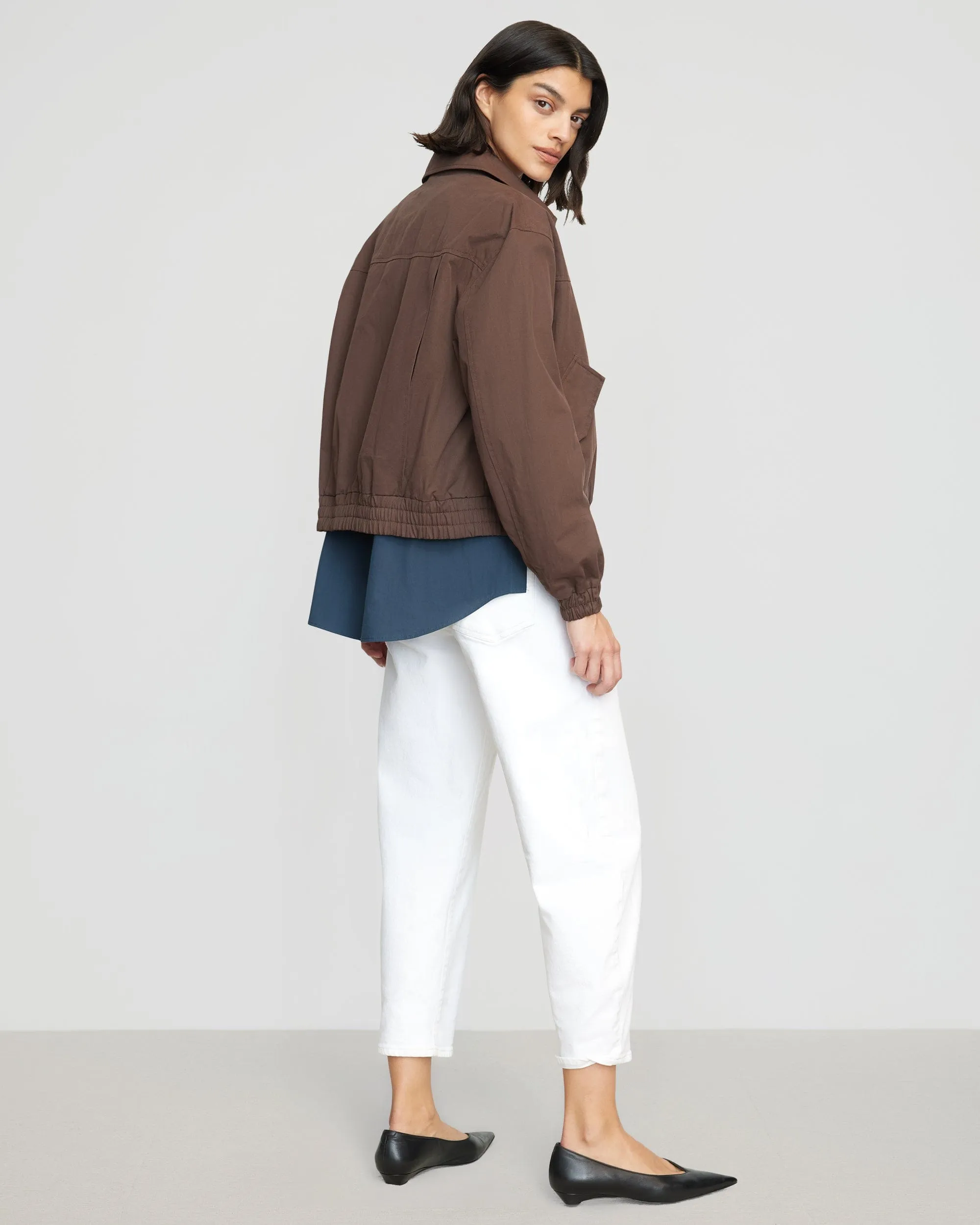 Lev Cotton Twill Bomber Jacket