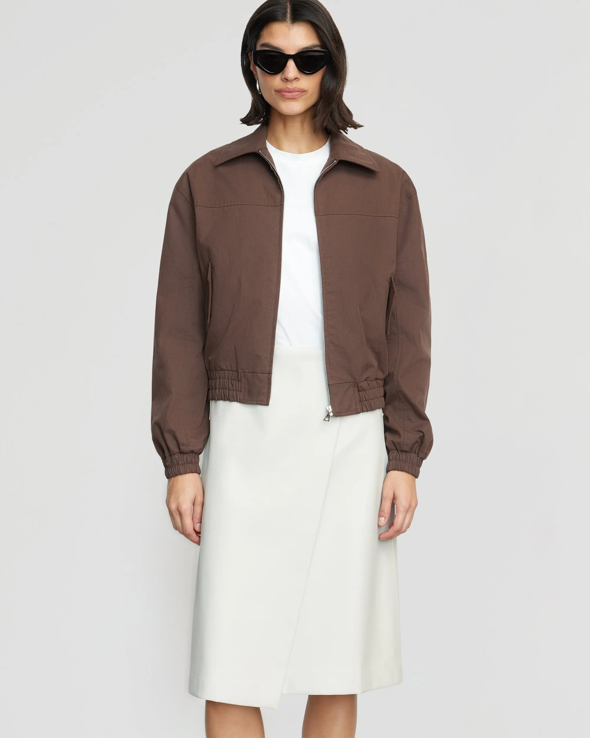 Lev Cotton Twill Bomber Jacket