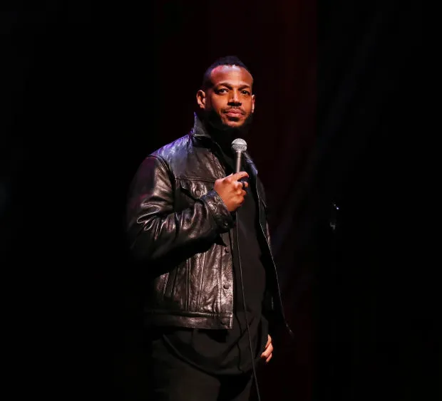 Mar­lon Wayans Apollo Theater Black Leather Jacket