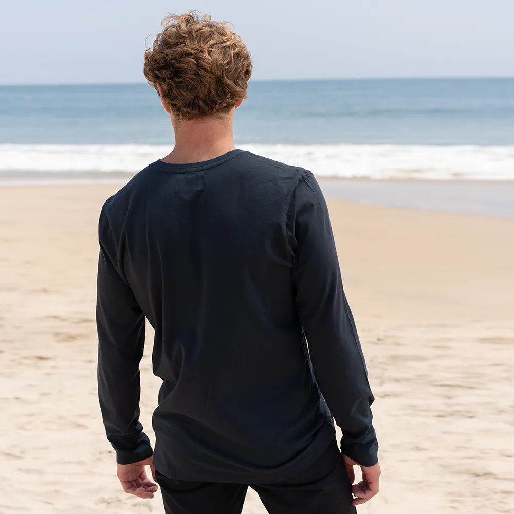 Mens Long Sleeve V-neck