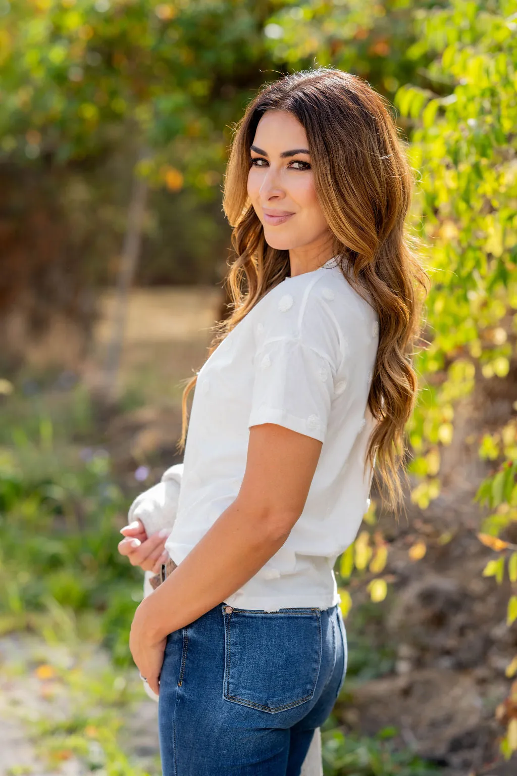 Monochrome Dotted Tee