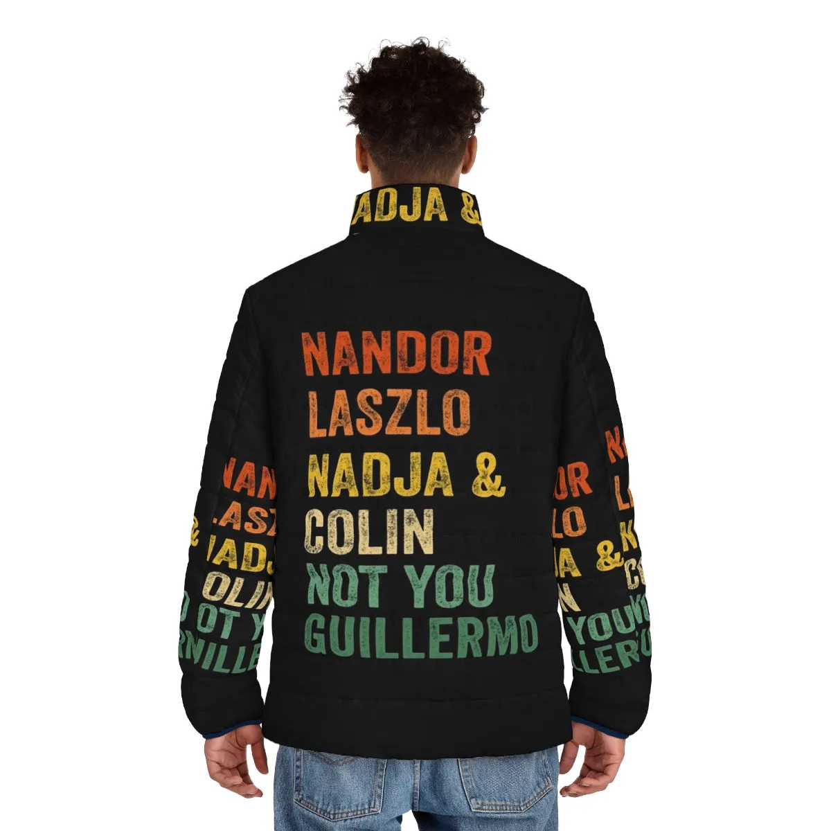 'Not You Guillermo' Puffer Jacket - Inspired by 'What We Do in the Shadows'