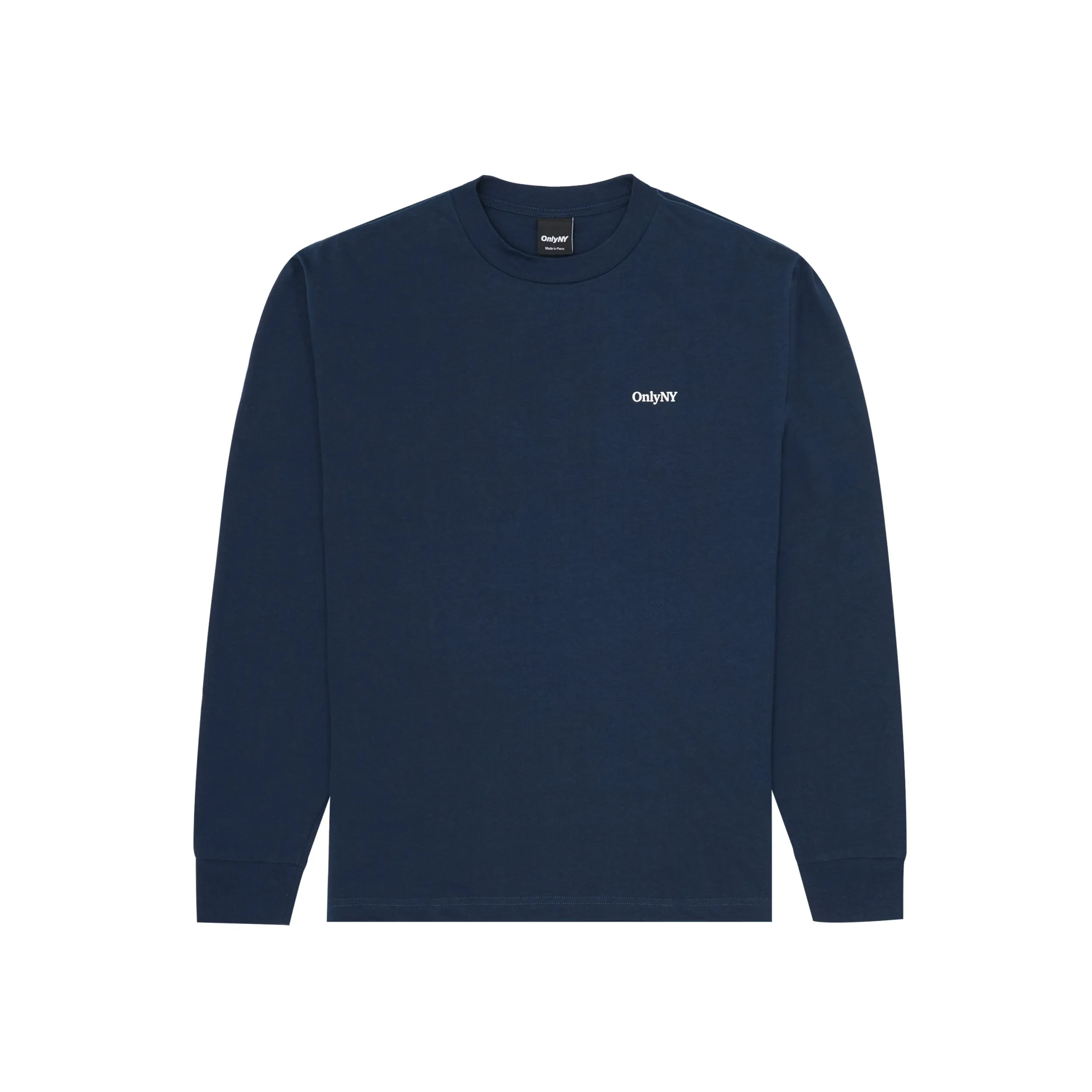 Only NY Portage Long Sleeve T-Shirt - Navy