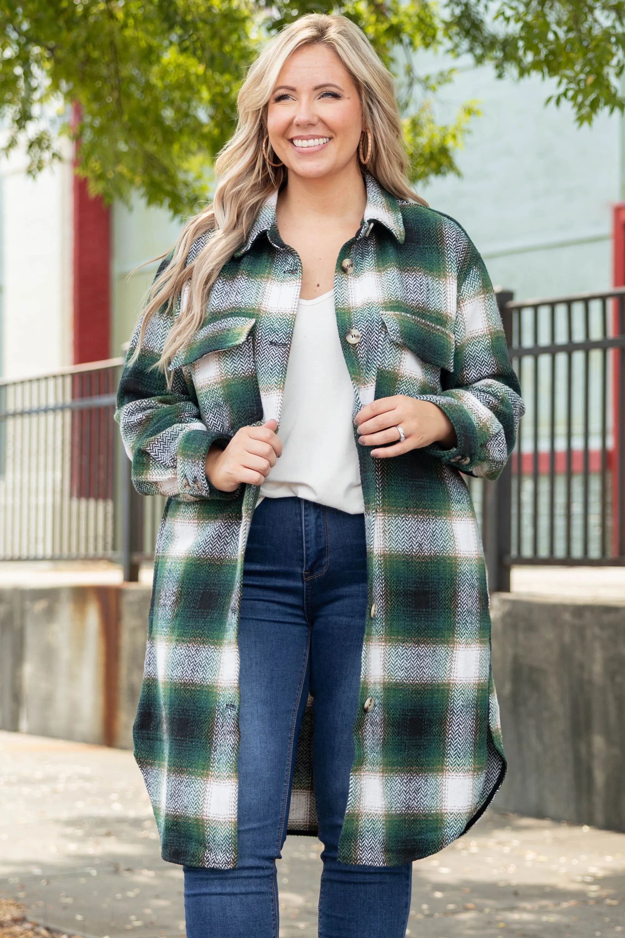 Outdoor Nights Coat, Green