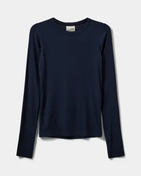 PETRICIASY T-SHIRT LONG SLEEVE - Navy Blue