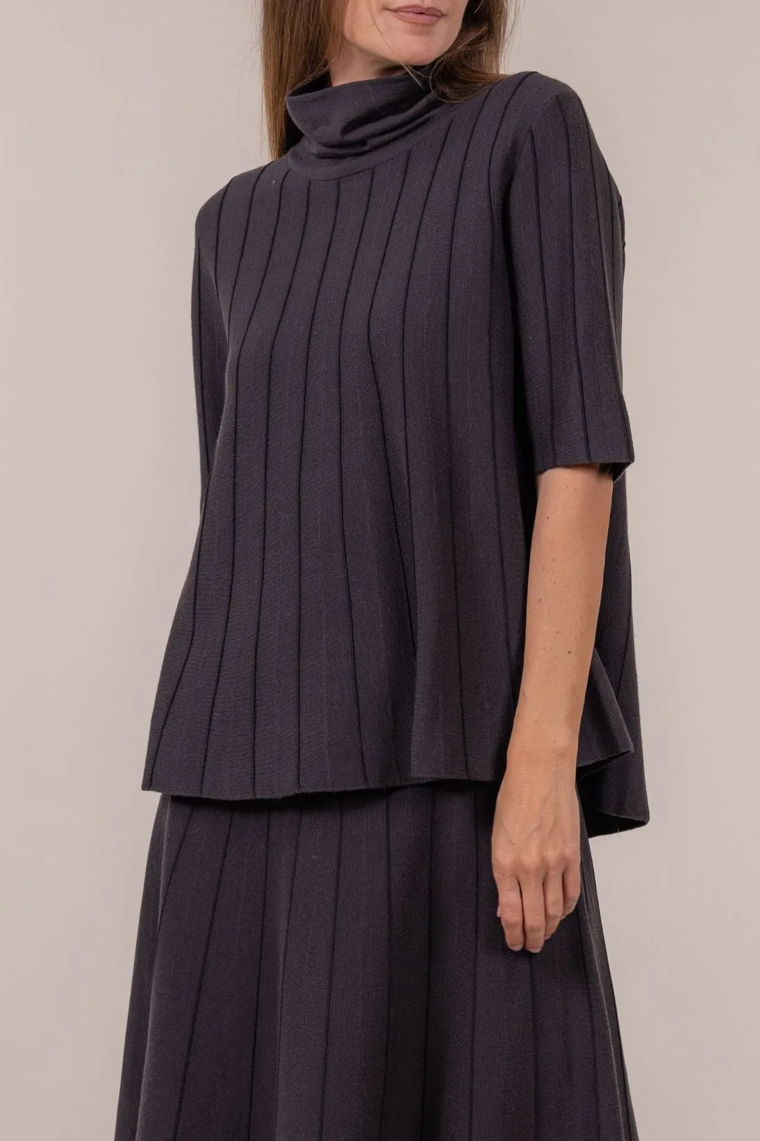 PINSTRIPE TURTLENECK