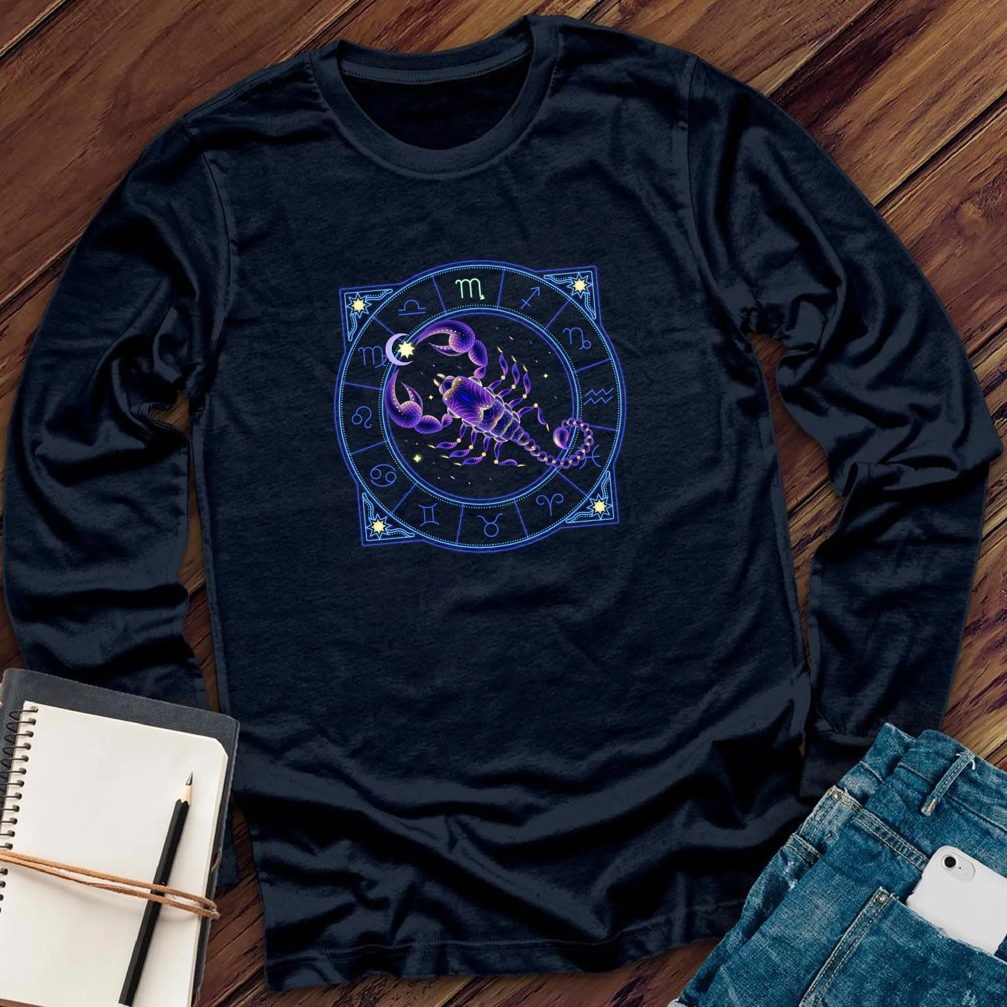 Purple Scorpio Long Sleeve