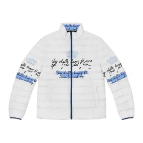 "Young Royals Inspired Puffer Jacket: Love and Quotes"