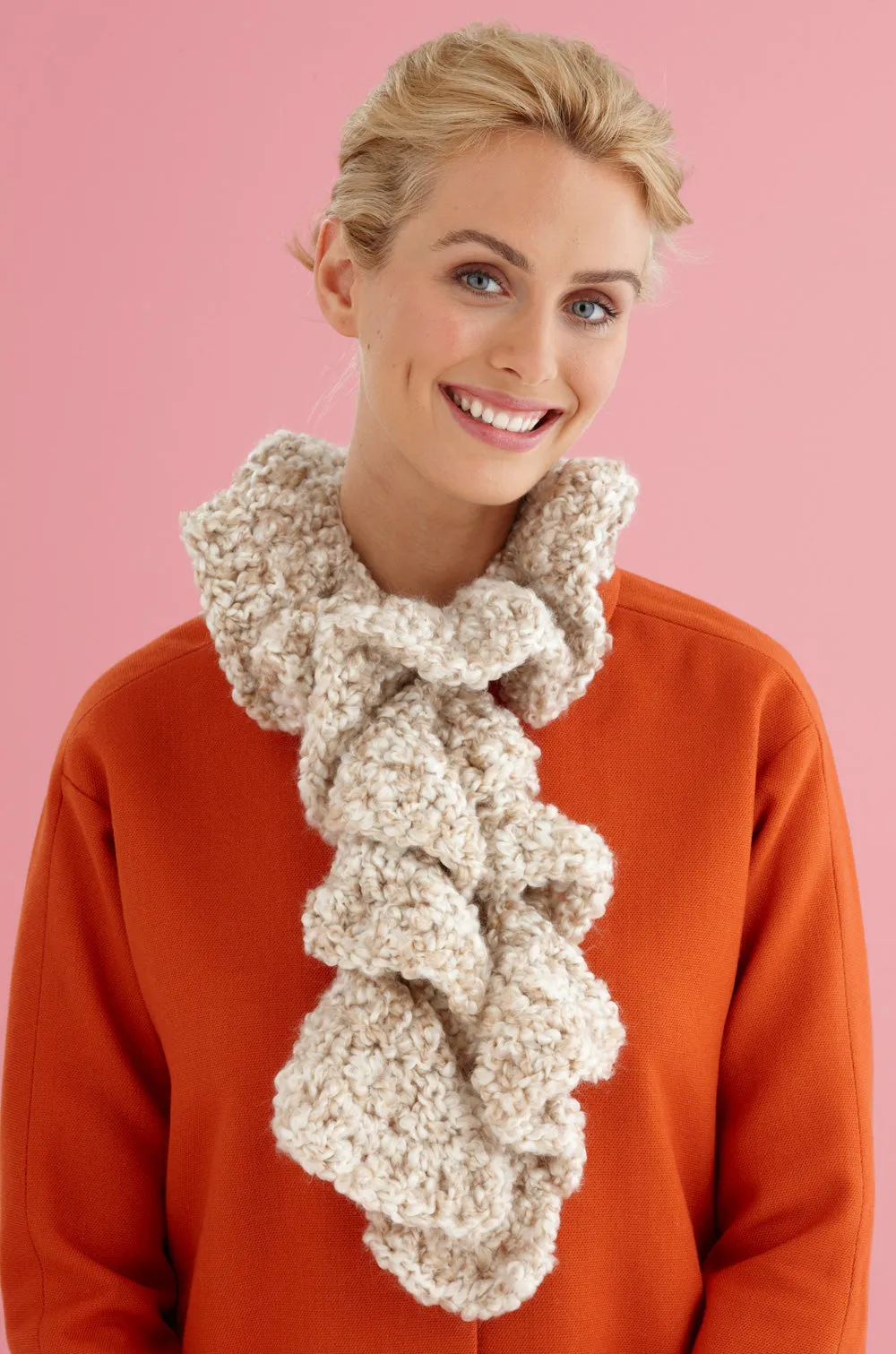 Ruffle Scarf (Crochet) - Version 5