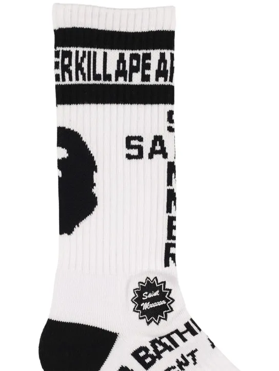 Saint Michael   A Bathing Ape X Saint MX6 socks 