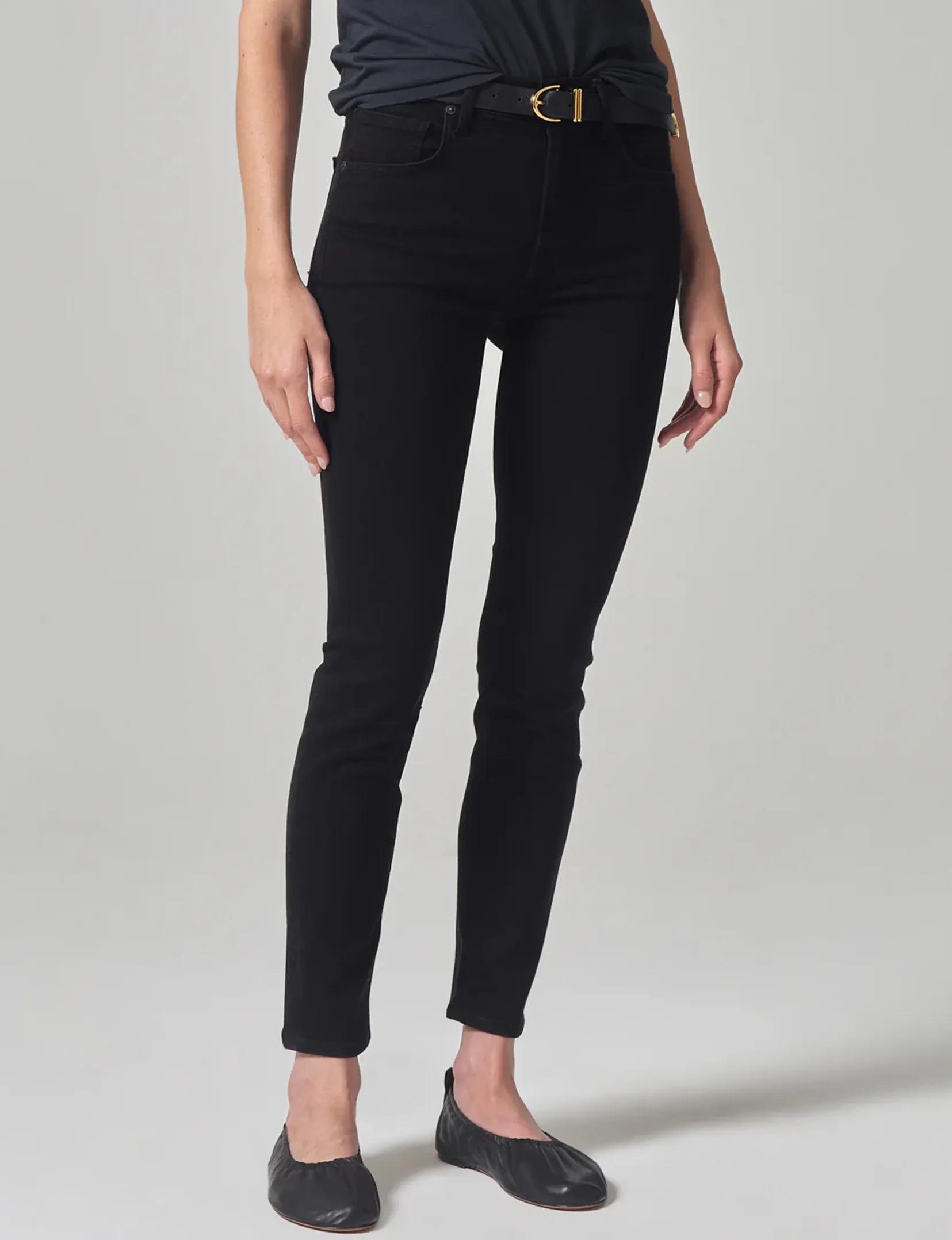 Sloane Skinny, Plush Black