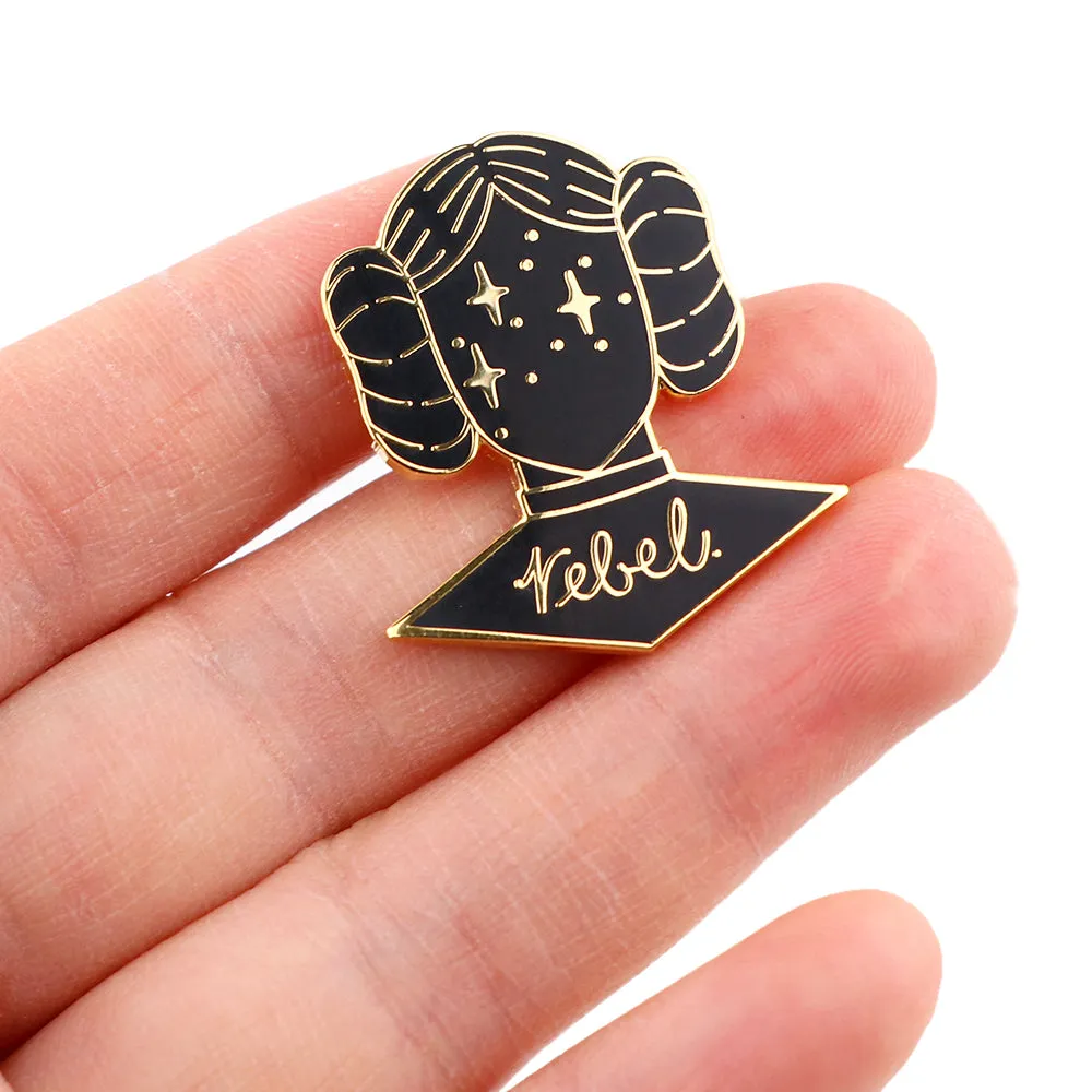 Space Rebel Princess Acrylic Pin