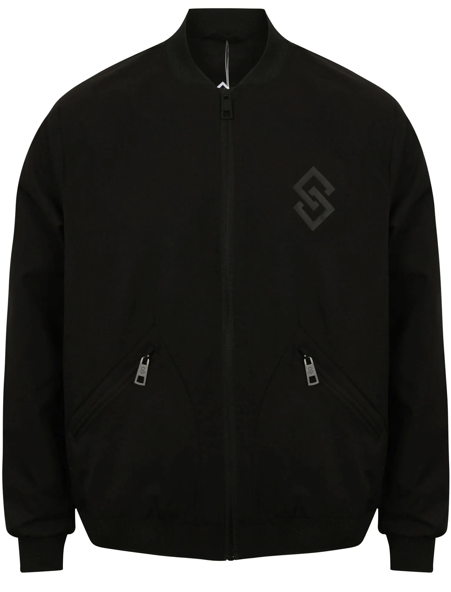 St Gerald Bomber Jacket in Black - Saint & Sinner