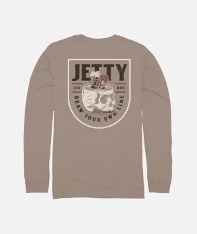 Stranded Long Sleeve - Grey